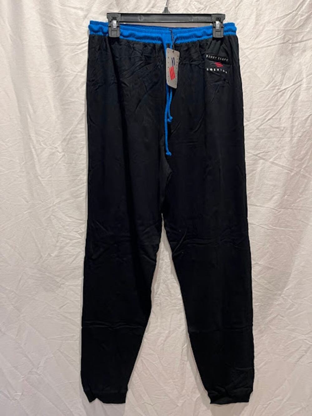 NWT VTG Y2K Perry Ellis America Sleep Lounge Drawstring Pants Logo Cotton